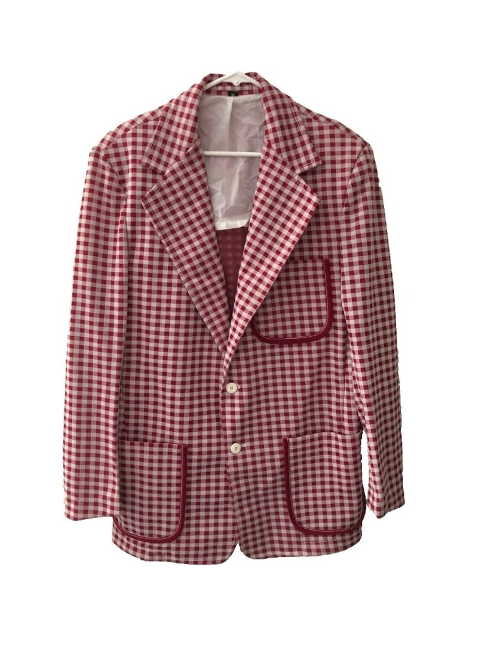 Edwards Vintage Men's Polyester 1960's  Rockabilly Plaid Sports Jacket Sz 40 M